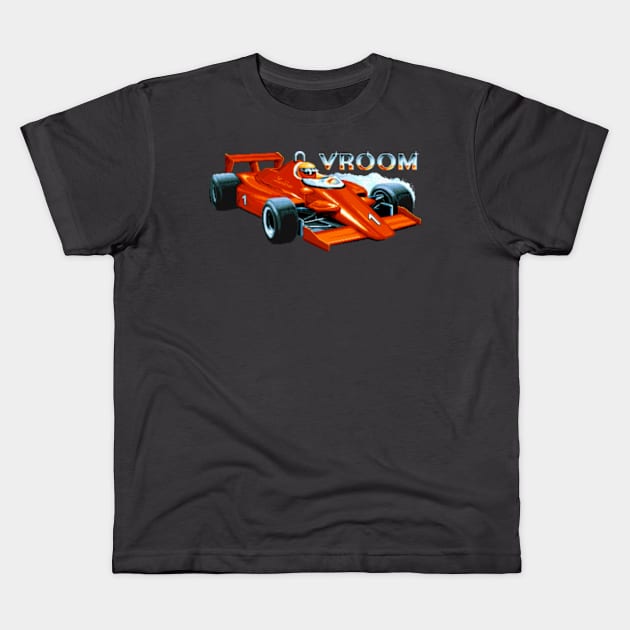 Vroom (RACING) Kids T-Shirt by iloveamiga